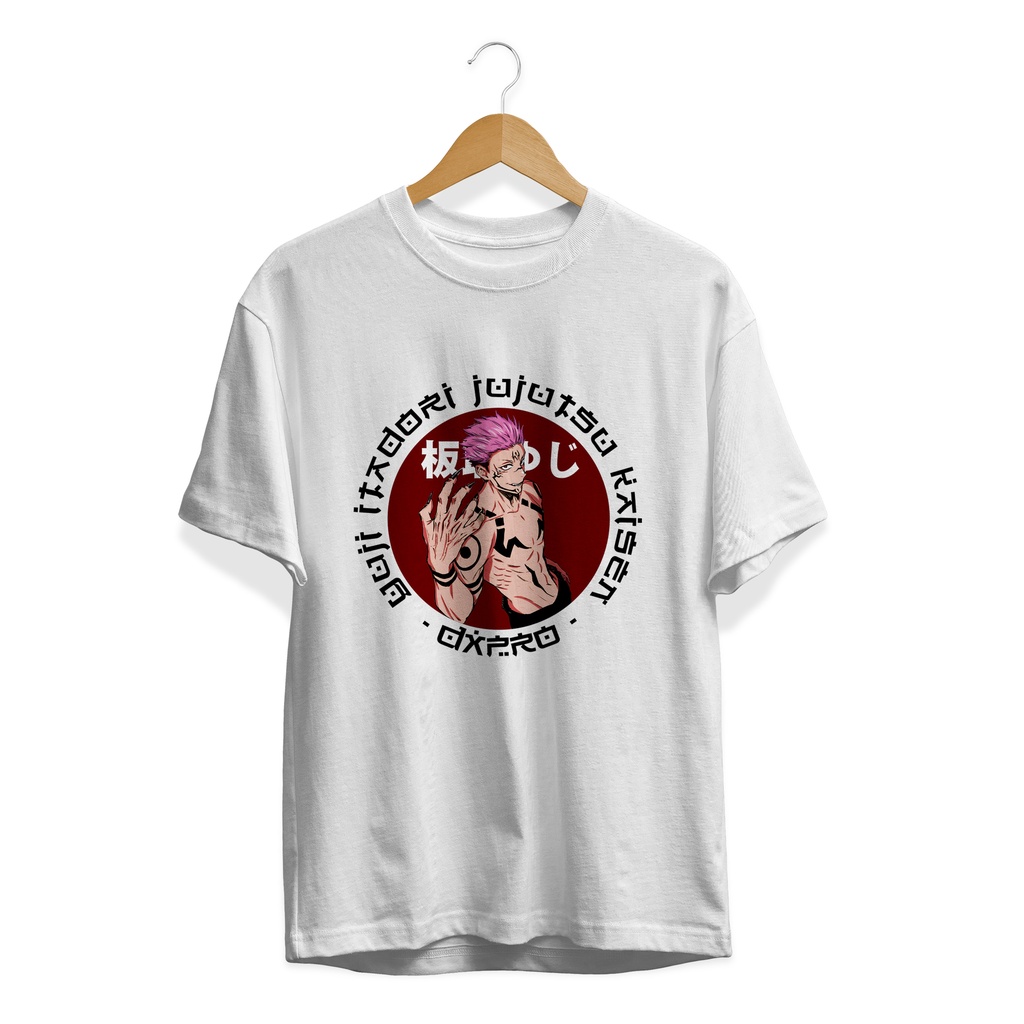 T-SHIRT KAOS ANIME GOJOUSATORU JUJUTSU KAISEN ITADORI YUUJI ANIME MANGA