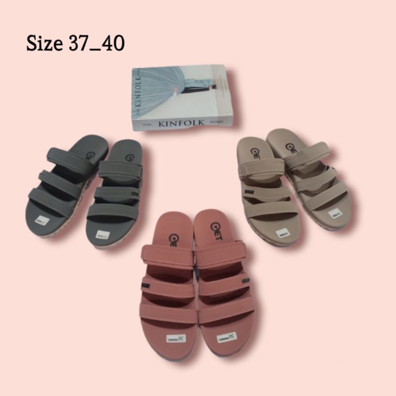 Sandal Slop wanita terbaru/Sandal Slop wanita kekinian