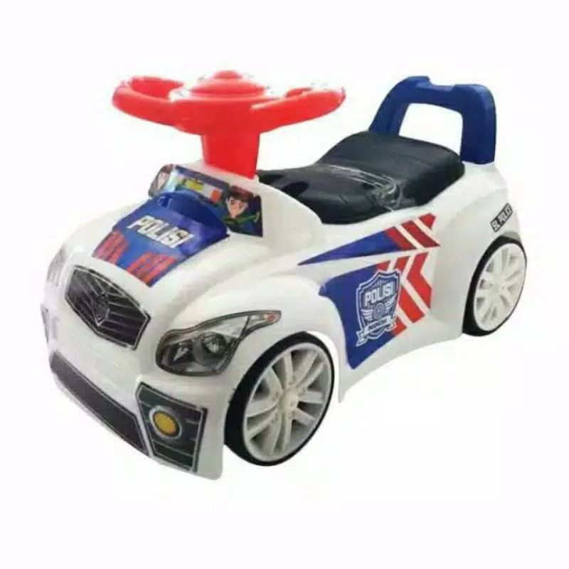 mainan anak mobil dorong polisi