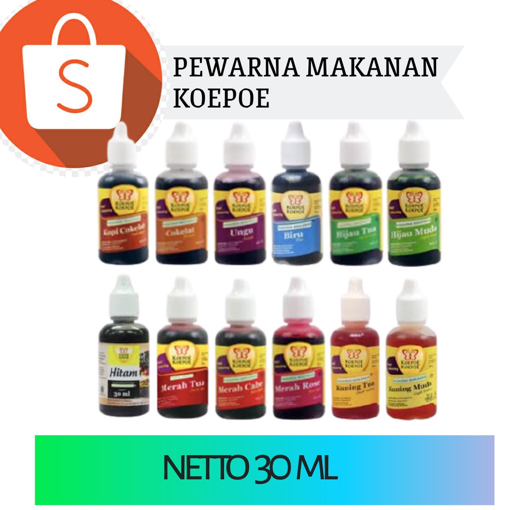 

pewarna makanan koepoe koepoe 30 ml