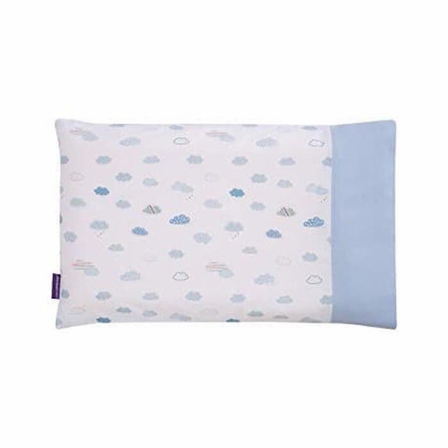 Clevamama Clevafoam Toddler Pillow Case Sarung Bantal Balita Blue Biru