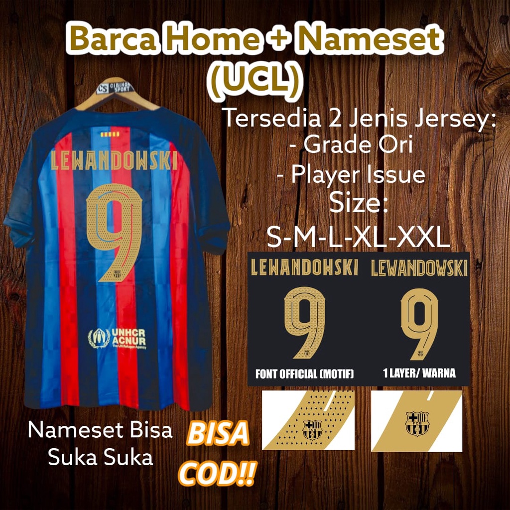 Jual Jersey Barca Home Shopee Indonesia