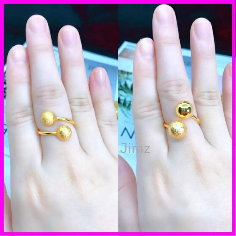 Cincin Xuping Boba Gold Perhiasan Kekinian