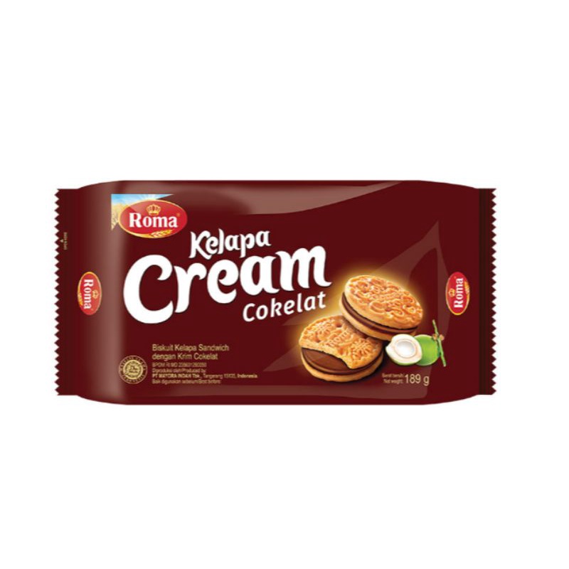 

Roma Biskuit Kelapa Cream Cokelat 180gr