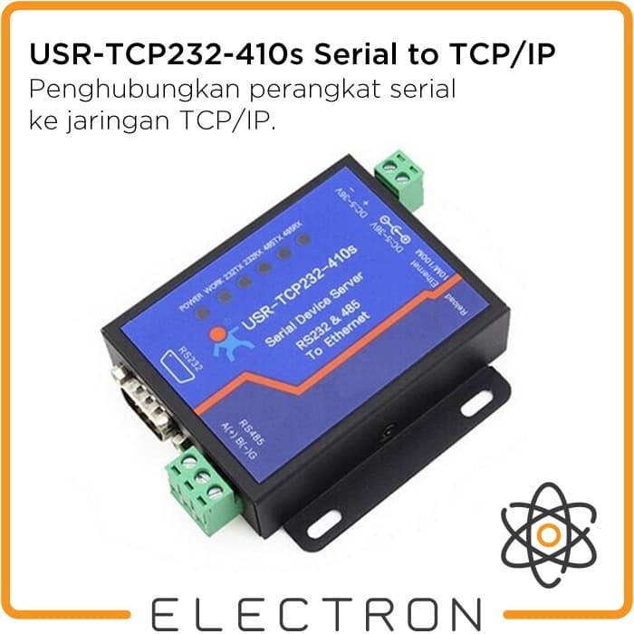 USR-TCP232-410s Serial to TCP/IP RS232 RS485 Gateway Ethernet Modbus