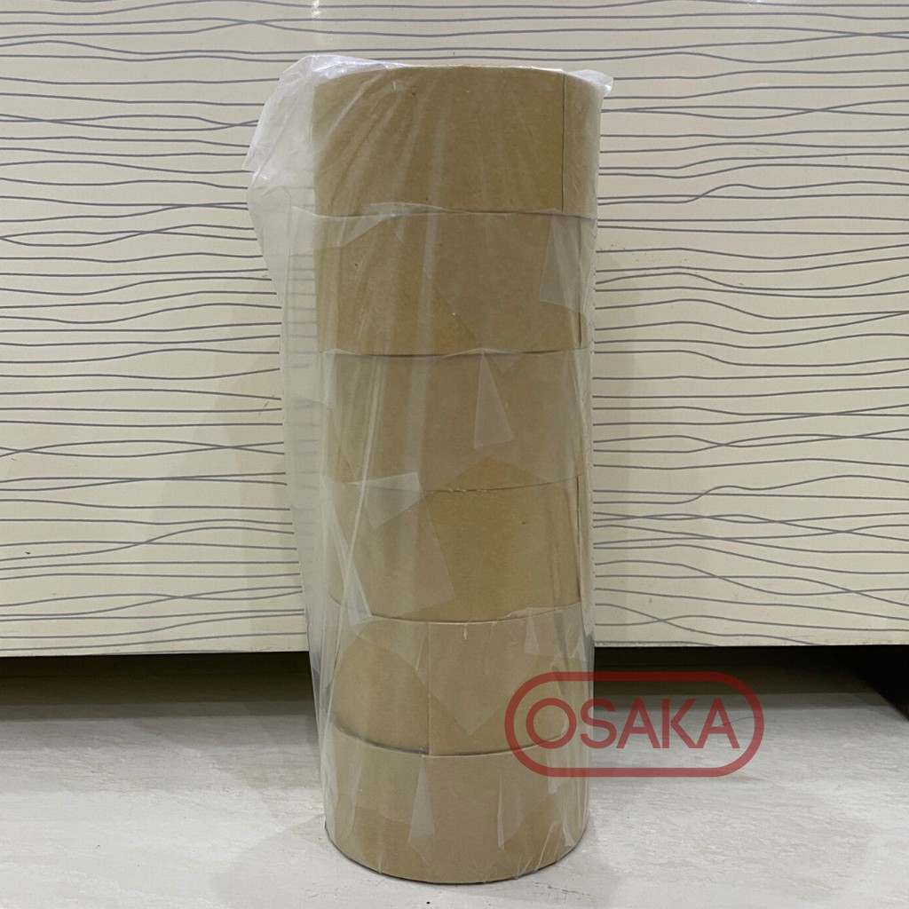 

Kraft Tape Lakban Kertas Hawaii 40mm / 2 inch x 10 yard