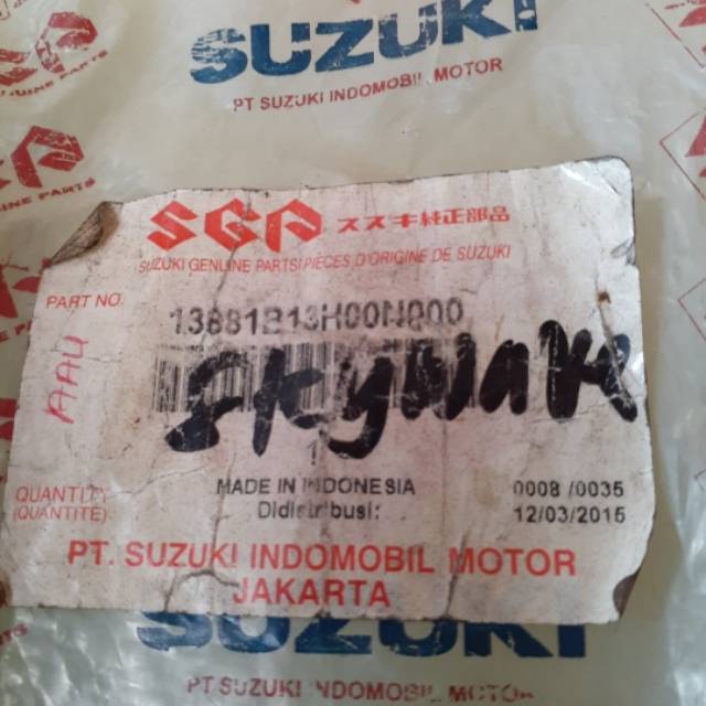 karet sambungan leher box bok filter udara skywave original sgp 13881b13h00n000