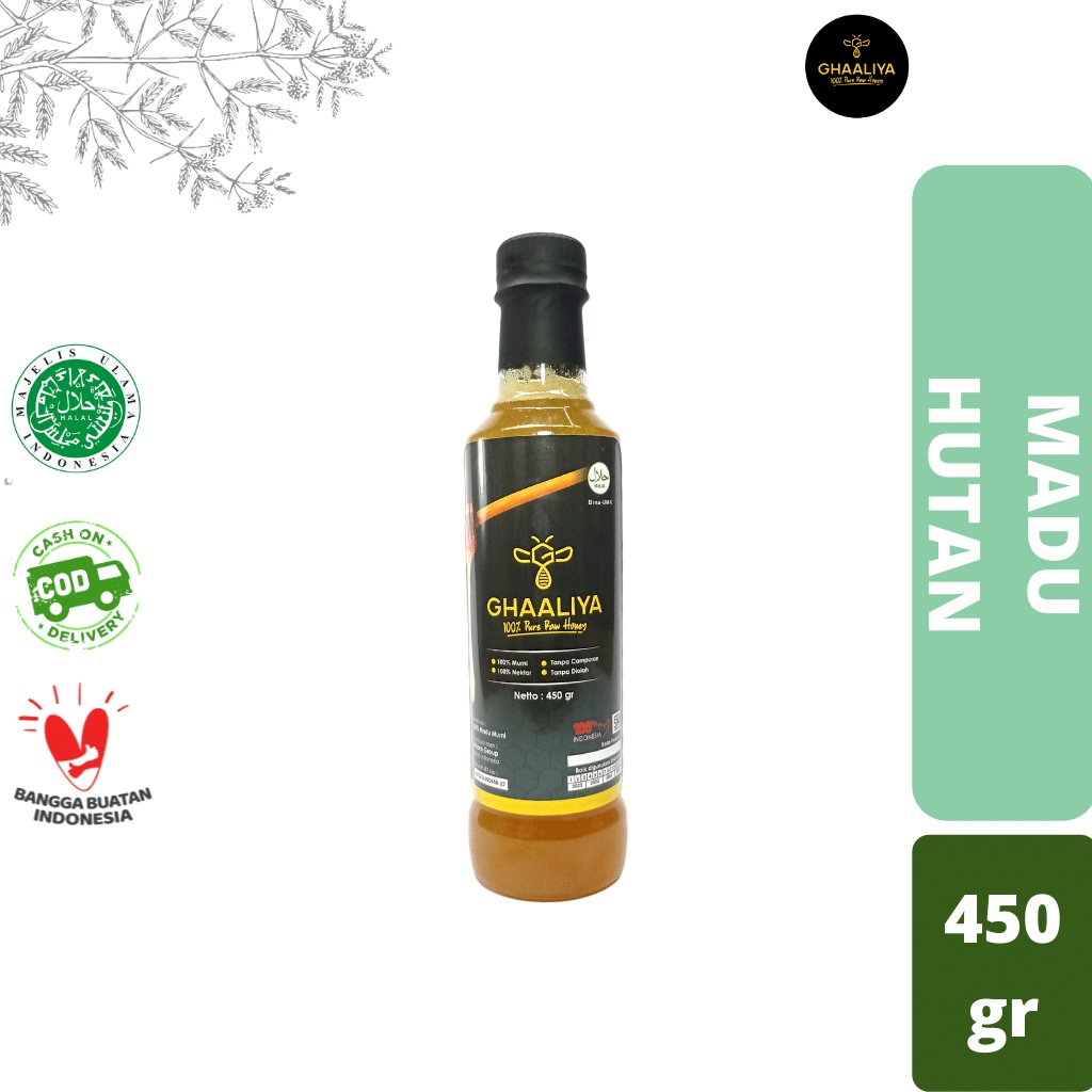 

Madu Murni Asli Madu Dorsata Madu Hutan Nektar Multiflora 450gr