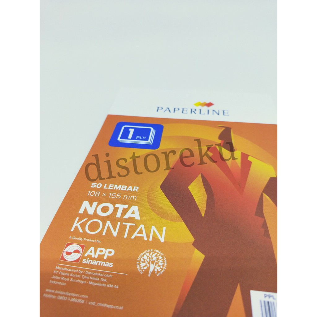 1PCS BUKU BON KECIL 1 RANGKAP NOTA KONTAN KECIL PAPERLINE 1PLY