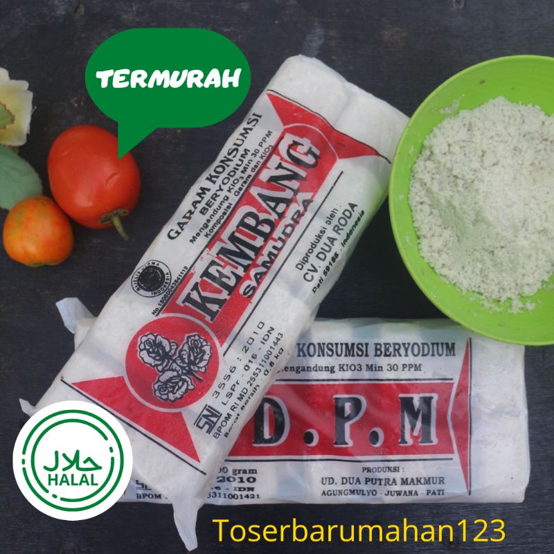 

Garam Krosok isi 12 Beryodium Murah meriah Garam dapur serbaguna penguat Pewarna Batik