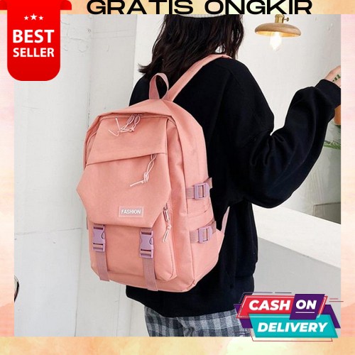 Tas Gendong Wanita Tas Punggung Kekinian Backpack Sekolah Casual Rangsel Cewek Branded Backpack Prem