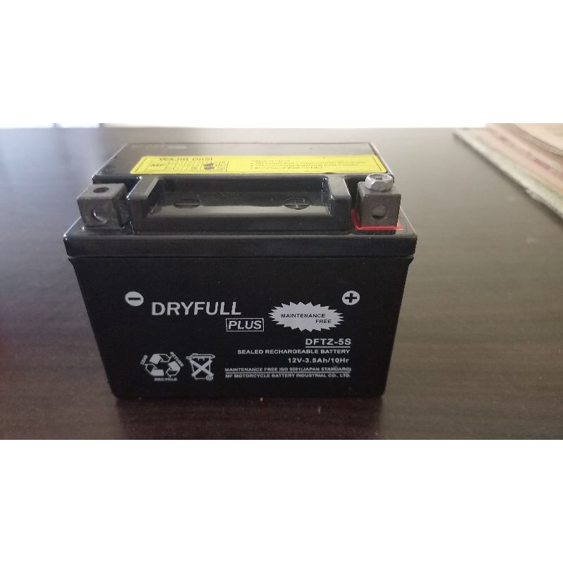 dijual aki bekas motor beat merek drypluss dry full plus