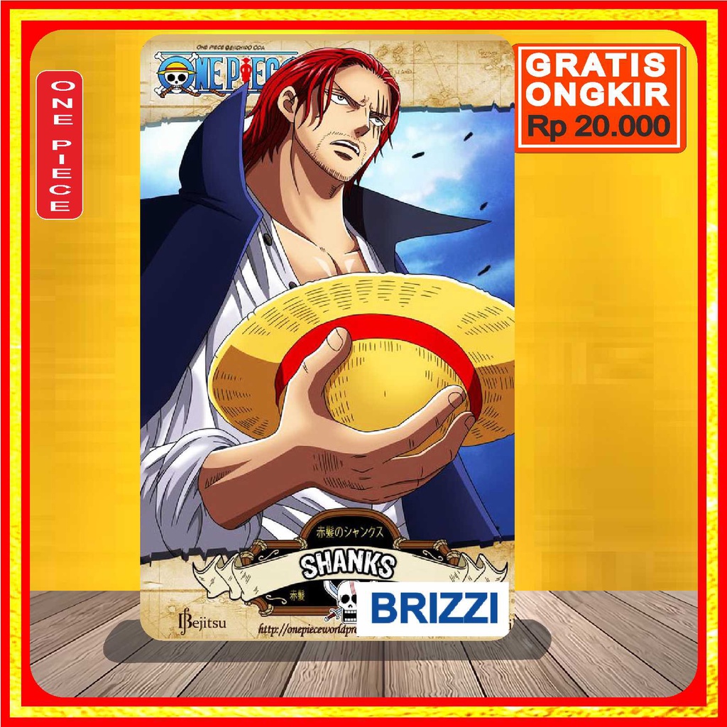 Stiker Skin Kartu Atm Card Bca Bri One Piece Kartu