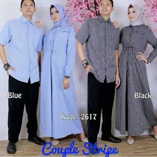  Couple  lebaran marino sarimbit suami  istri  gamis  jumbo 