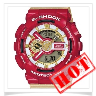 Jam Tangan Pria G-Shock GA-110CS-4AJF GA110 Iron Man Custom Watch