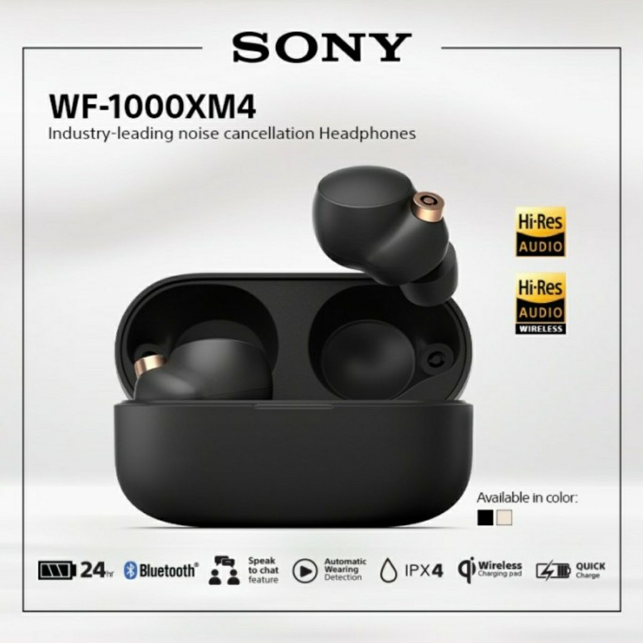 SONY WF-1000XM4 XM4 Noise Canceling TWS BNIB GARANSI RESMI INDONESIA