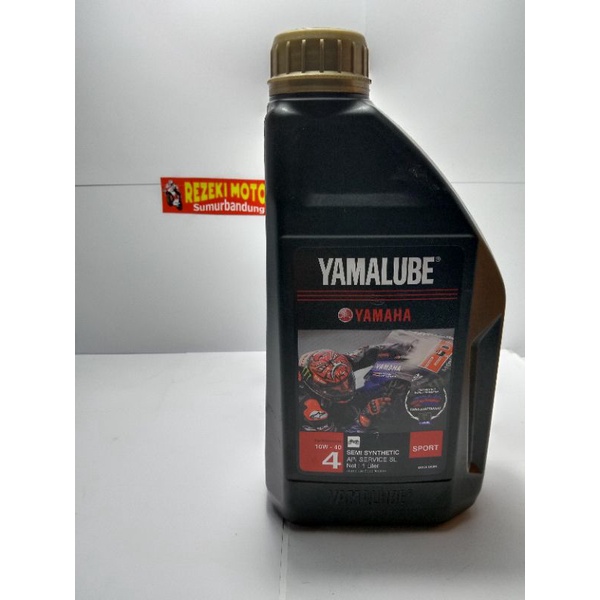 OLI OIL YAMALUBE SPORT YAMAHA 1 LITER ORI MOTOR BYSON VIXION SCORPIO