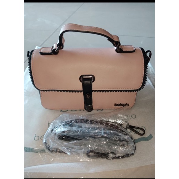 tas bellagio pink preloved