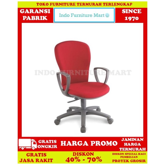 FreOnkir Kursi Kantor Kerja Staff Manager Minimalis Chitose Legno 203