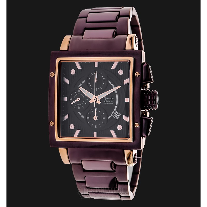 Alexandre Christie AC 6182 MC BROBA Man Classic Black Dial Stainless Steel