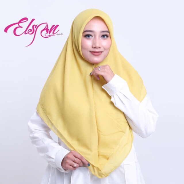  Jilbab Khimar 2 layer cornskin Shopee Indonesia