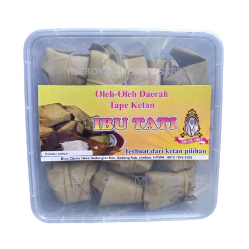 TAPE KETAN KHAS CIREBON/KUNINGAN IBU HJ.TATI  ISI 25 PCS