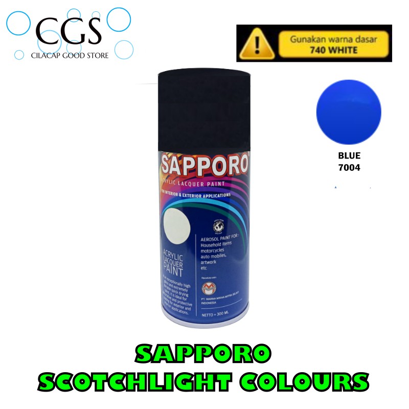 CAT STABILO SAPPORO BLUE 7004 - cat sapporo biru - cat sapporo stabilo biru - pilok biru sapporo - p