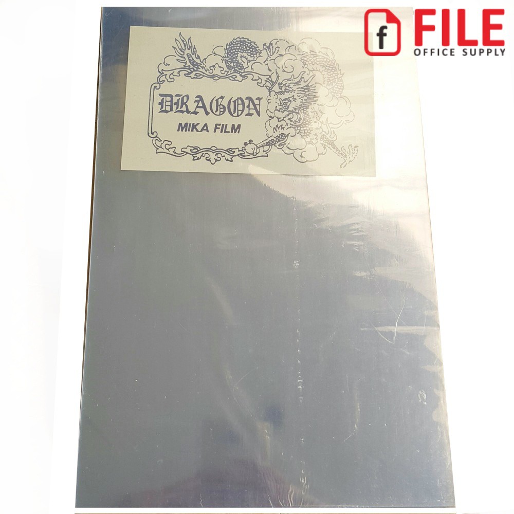 

Plastik Mika Jilid / Cover Mika Film Dragon Folio 0,13 Tebal Bening