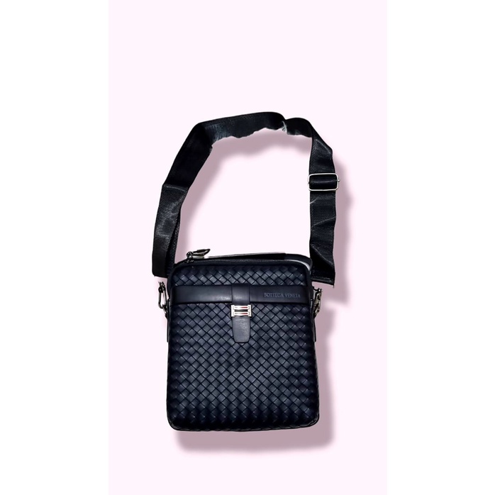 TAS RAJUT SLEMPANG PRIA &amp; WANITA / TAS PREMIUM KULIT ASLI UNISEX 9601 - ORIGINAL