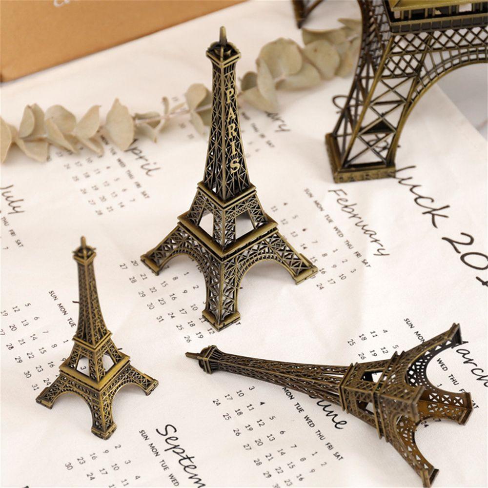 Populer Paris Model Menara Eiffel Aksesoris Desktop Kerajinan Tangan Kerajinan Tangan Kerajinan Besi Tempa Vintage