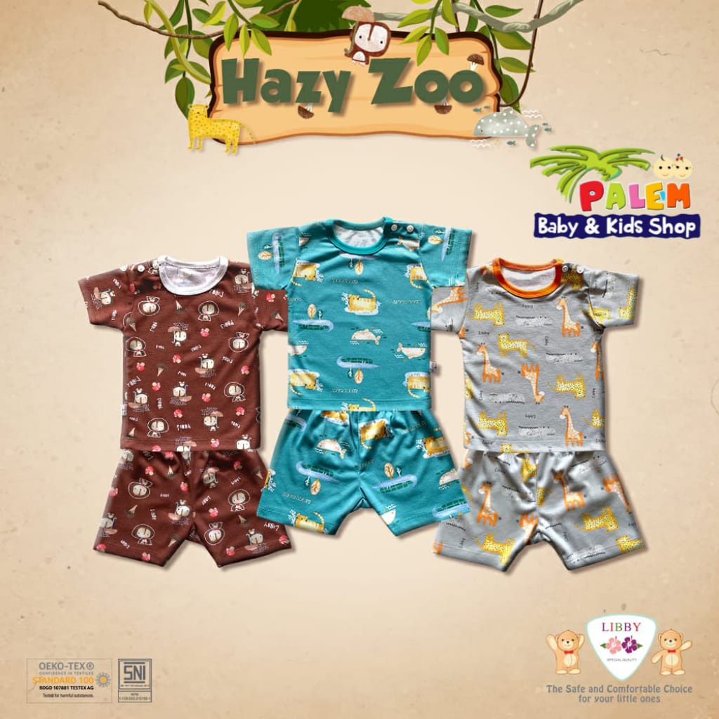 libby setelan oblong pendek boy&amp;girl 3pcs s,m,l,2l,xl,xxl