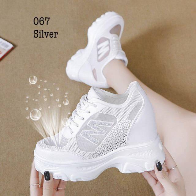 Sepatu Wedges wanita impor Korea#A067