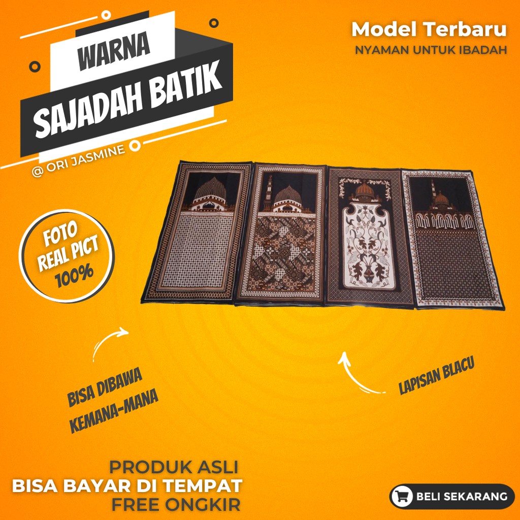 Sajadah Travel Travelling Batik Katun Murah Sajadah Souvenir Tahlilan Souvenir Pernikahan