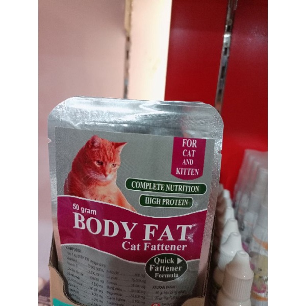 Vitamin penggemuk badan Body fat 50gr for cat and kitten