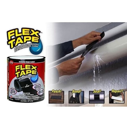 

FLEX TAPE 10CM Flex Tape Isolasi Ajaib Super Kuat Water Proof Lakban Anti Bocor LUM184