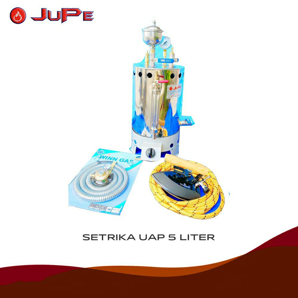 Setrika Uap 5 liter 1 Setrika Full Stainlees (BERAT ASLI)