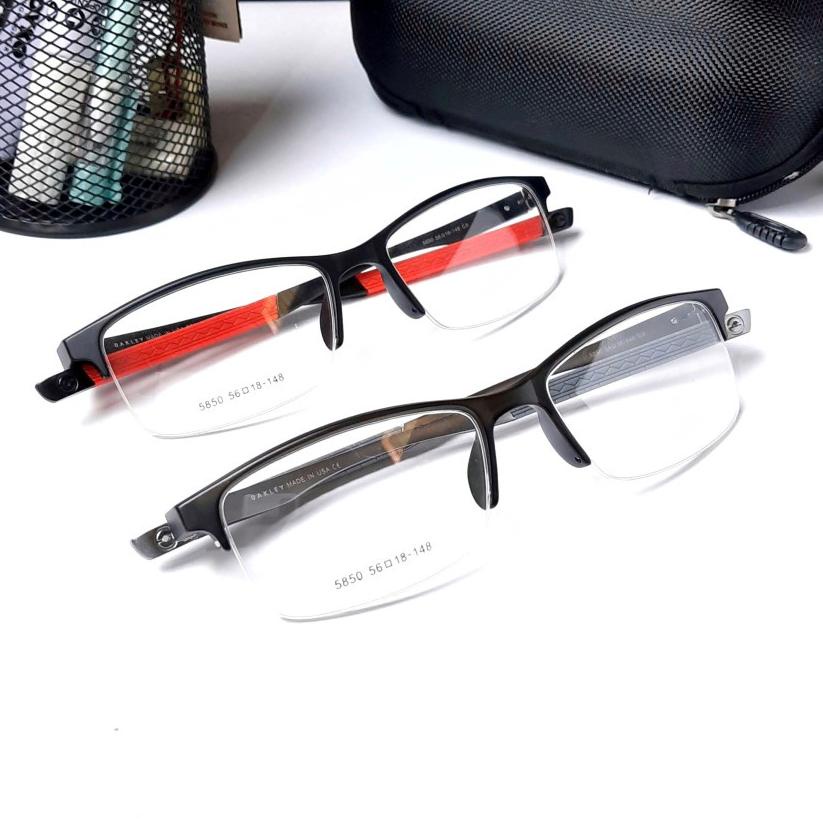 Recomended.. Frame Kacamata Pria Sporty ( Frame + Lensa ) kacamata titanium 5850