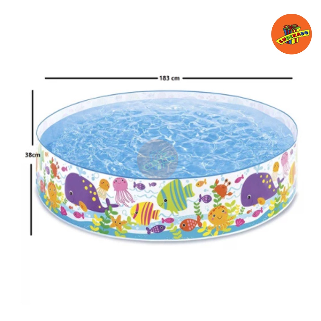 INTEX KOLAM RENANG 1,83m x 38cm 56452 - Kolam Karet