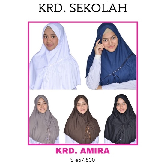 KERUDUNG SEKOLAH RABBANI AMIRA - JILBAB RABBANI AMIRA