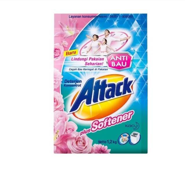 Attack Softener Detergent Powder 1,2kg - Bloralapak