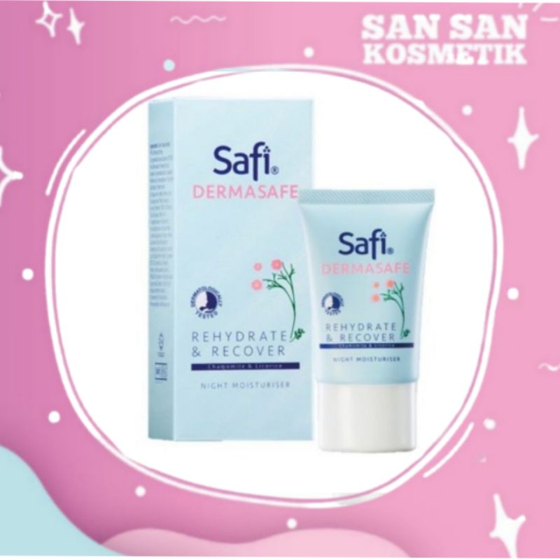 Safi Dermasafe Rehydrate &amp; Recover Night Moisturiser 50gr