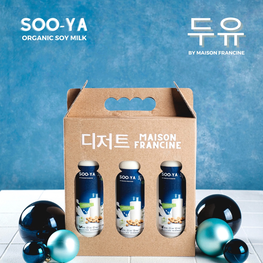 Jual SOO YA korean organic soy milk susu kedelai lactose free hampers
