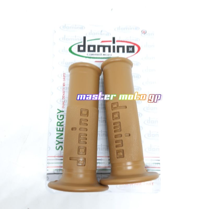 Grip karet Domino Racing Handgrip domino Hanfat Domino Grip Domino vespa Fino scoopy mio beat vario xeon genio Nmax aerox adv pcx Modifikasi mesin Pegangan gas