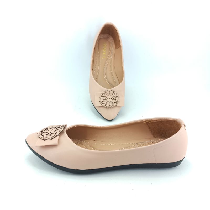 ANDIS Sepatu Flatshoes Wanita Ballerina AN28