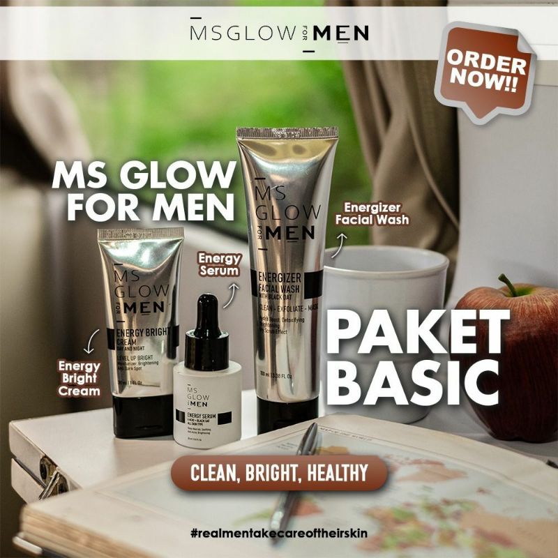 Ms glow for mens dijamin original 100%