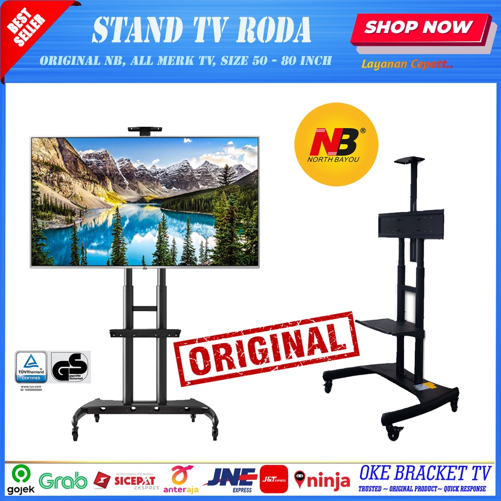 Bracket standing tv / Stand tv 50 - 80 inch AVA 1800