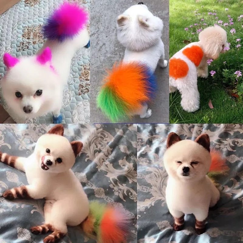 Semir Warna Rambut Bulu Anjing Kucing Pet Hair Coloring Aman Cat Dog Colouring