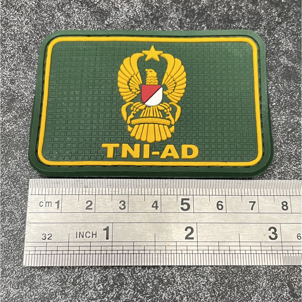 Patch TNI AD Ekapaksi (Hijau)- Patch Velcro TNI AD - Prepetan TNI AD Ekapaksi - Velcro Karet