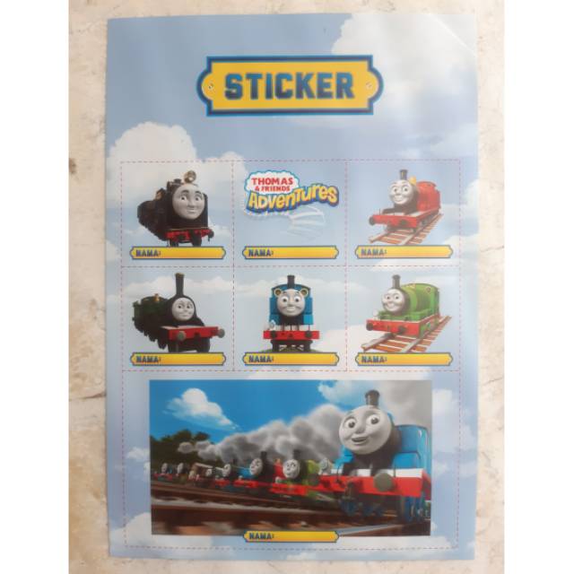 

Thomas & Friends - Sticker Nama