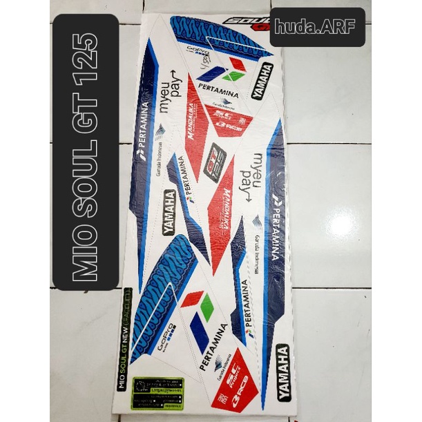 STRIPING VARIASI YAMAHA MIO SOUL GT 125 LIS STICKER VARIASI DECAL MIO SOUL GT 125 MIO SOUL GT NEW 12